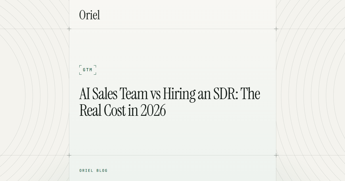 AI Sales Team vs Hiring an SDR: The Real Cost in 2026
